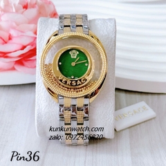 Đồng Hồ Nữ Versace Destiny Spirit Micro Demi Gold Mặt Xanh Lá 36mm 1