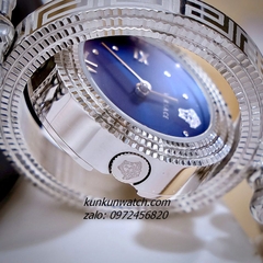 Đồng Hồ Nữ Versace Eon Pour Femmes Silver Mặt Xanh Dương 34mm