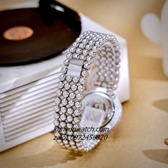 Đồng Hồ Nữ Versace Eon Pour Femmes Silver Mặt Xanh Dương 34mm