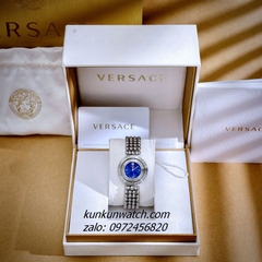 Đồng Hồ Nữ Versace Eon Pour Femmes Silver Mặt Xanh Dương 34mm
