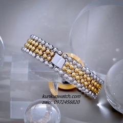 Đồng Hồ Nữ Versace Eon Pour Femmes Demi Gold Mặt Trắng 34mm