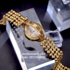 Đồng Hồ Nữ Versace Eon Pour Femmes Gold Mặt Trắng 34mm