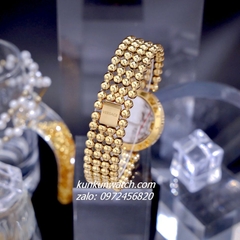 Đồng Hồ Nữ Versace Eon Pour Femmes Gold Mặt Trắng 34mm