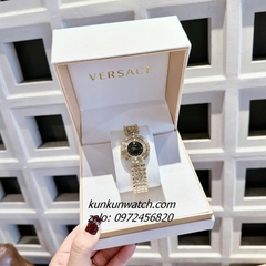 Đồng Hồ Nữ Versace Eon Pour Femmes Gold Mặt Đen 34mm