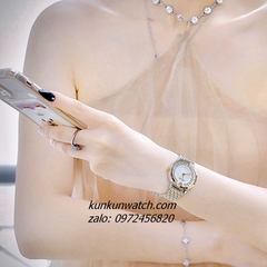 Đồng Hồ Nữ Versace Greca Fortuna Quartz Demi Gold 35mm