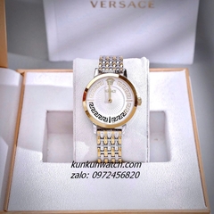 Đồng Hồ Nữ Versace Greca Fortuna Quartz Demi Gold 35mm
