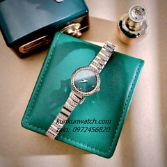 Đồng Hồ Nữ Versace Greca Goddess Quartz Demi Gold Mặt Xanh 28mm