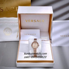 Đồng Hồ Nữ Versace Greca Goddess Quartz Rose Gold 28mm