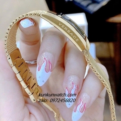 Đồng Hồ Nữ Versace Greca Icon Gold 39x21mm