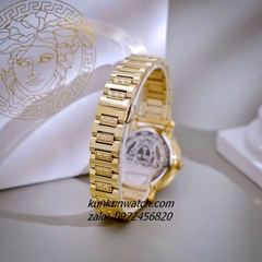 Đồng Hồ Nữ Versace Sphere Quartz Gold Mặt Đen 35mm