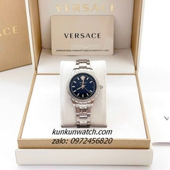 Đồng Hồ Nữ Versace Hellenyium Silver Mặt Đen 35mm