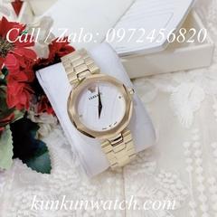 Đồng Hồ Nữ Versace Idyia Vàng Mặt Trắng - 36mm