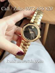 Đồng Hồ Nữ Versace Idyia Vàng Mặt Đen - 36mm