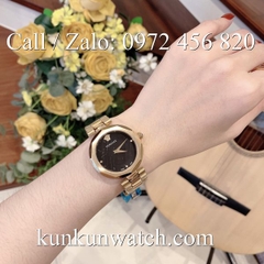 Đồng Hồ Nữ Versace Idyia Vàng Mặt Đen - 36mm