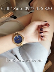 Đồng Hồ Nữ Versace Idyia Vàng Mặt Xanh - 36mm
