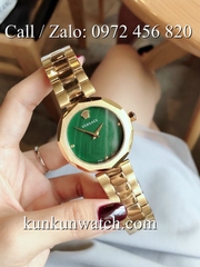 Đồng Hồ Nữ Versace Idyia Vàng Mặt Xanh Mộc - 36mm