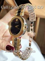Đồng Hồ Nữ Versace Idyia Demi Vàng Mặt Đen - 36mm