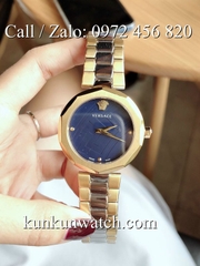 Đồng Hồ Nữ Versace Idyia Demi Vàng Mặt Xanh - 36mm