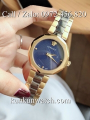 Đồng Hồ Nữ Versace Idyia Demi Vàng Mặt Xanh - 36mm