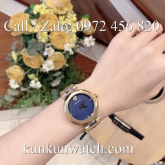 Đồng Hồ Nữ Versace Idyia Demi Vàng Mặt Xanh - 36mm