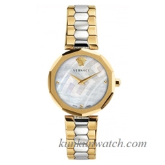Đồng Hồ Nữ Versace Idyia Demi Vàng Mặt Trắng - 36mm