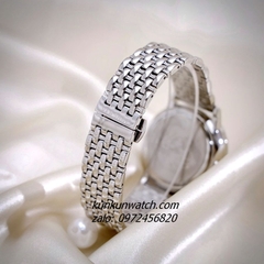 Đồng Hồ Nữ Versace Medusa Alchemy Quartz Silver Mặt Đen 38mm