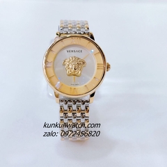 Đồng Hồ Nữ Versace Medusa Diamond Demi Mặt Trắng 36mm 1