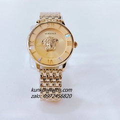 Đồng Hồ Nữ Versace Medusa Diamond Gold 36mm