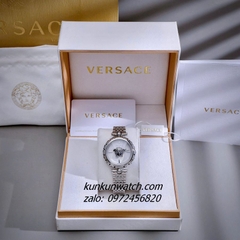 Đồng Hồ Nữ Versace Medusa Heritage Quartz Silver 38mm