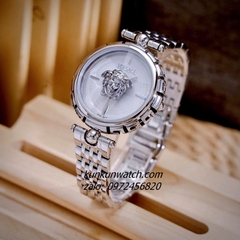 Đồng Hồ Nữ Versace Medusa Heritage Quartz Silver 38mm