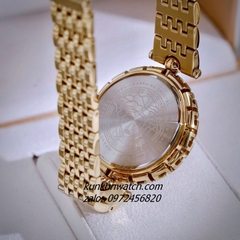 Đồng Hồ Nữ Versace Medusa Heritage Quartz Gold Mặt Đen 38mm