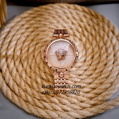 Đồng Hồ Nữ Versace Medusa Heritage Quartz Rose Gold 38mm 1