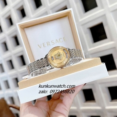 Đồng Hồ Nữ Versace Medusa Icon Demi Gold Mặt Vàng 38mm