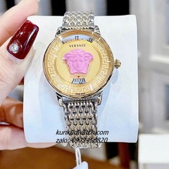 Đồng Hồ Nữ Versace Medusa Icon Hồng Demi Gold Mặt Vàng 38mm 1