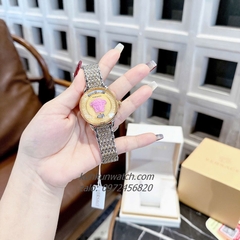 Đồng Hồ Nữ Versace Medusa Icon Hồng Demi Gold Mặt Vàng 38mm