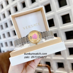 Đồng Hồ Nữ Versace Medusa Icon Hồng Demi Gold Mặt Vàng 38mm