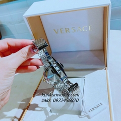 Đồng Hồ Nữ Versace Medusa Icon Demi Gold Mặt Trắng 38mm