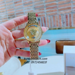 Đồng Hồ Nữ Versace Medusa Icon Gold Mặt Vàng 38mm