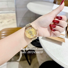 Đồng Hồ Nữ Versace Medusa Icon Gold Lịch Trắng 38mm