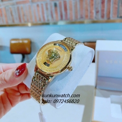 Đồng Hồ Nữ Versace Medusa Icon Gold Mặt Vàng 38mm