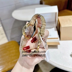 Đồng Hồ Nữ Versace Medusa Icon Gold Mặt Trắng 38mm