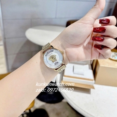 Đồng Hồ Nữ Versace Medusa Icon Gold Mặt Trắng 38mm