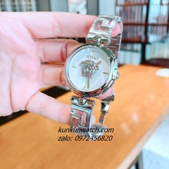 Đồng Hồ Nữ Versace Medusa Jewel Bracelet Quartz Silver 34mm