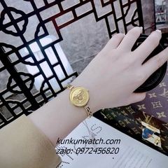 Đồng Hồ Nữ Versace Medusa Secret Gold Mặt Đen 25mm