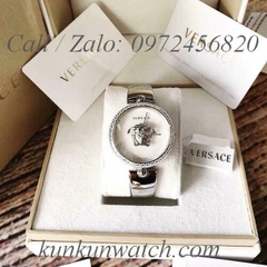 Đồng Hồ Nữ Versace Palazzo Empire Dây Đeo Kiểu Dáng Kiềng Màu Bạc - 39mm