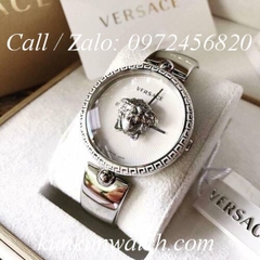 Đồng Hồ Nữ Versace Palazzo Empire Dây Đeo Kiểu Dáng Kiềng Màu Bạc - 39mm