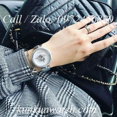 Đồng Hồ Nữ Versace Palazzo Empire Dây Đeo Kiểu Dáng Kiềng Màu Bạc - 39mm