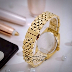 Đồng Hồ Nữ Versace V-Code Vỏ Gold Mặt Đen 36mm