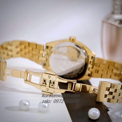 Đồng Hồ Nữ Versace V-Code Vỏ Gold Mặt Đen 36mm