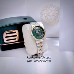 Đồng Hồ Nữ Versace V - Eternal Quartz Demi Mặt Xanh Lá 36mm